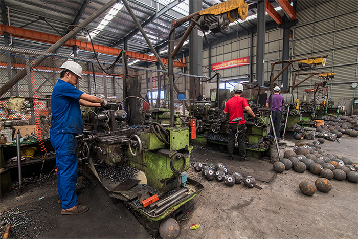 文昌网架配件车间